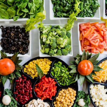 selection of healthy foods